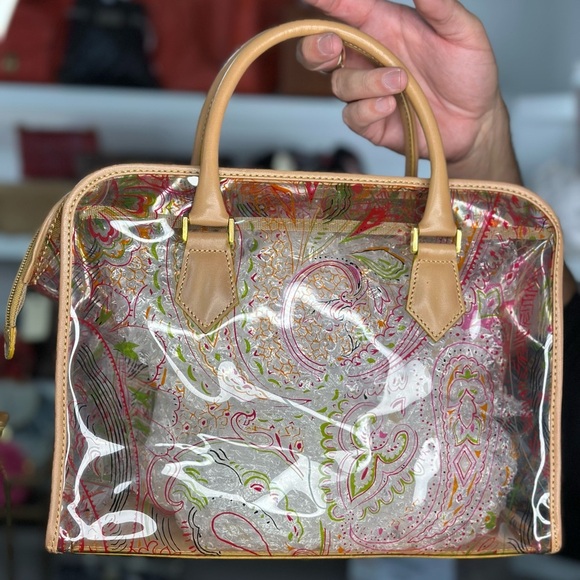Etro Handbags - Etro Clear Zip Bag